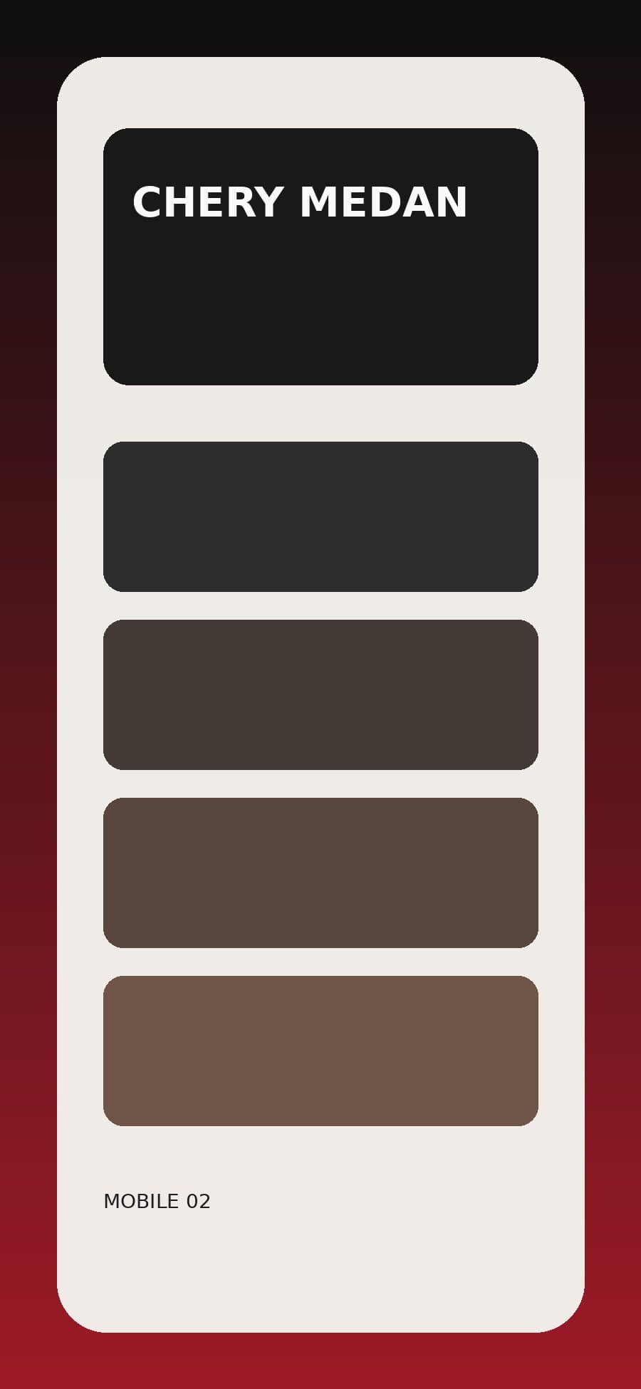 Mobile website interface